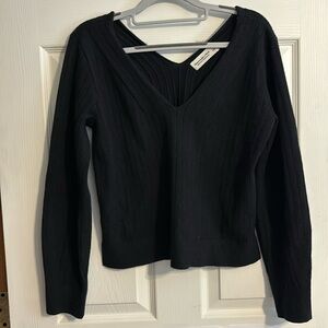 Abercrombie & Fitch Soft A&F Collection Double V Neck Sweater